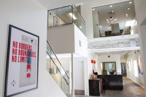 Interior of the Findsome & Winmore office